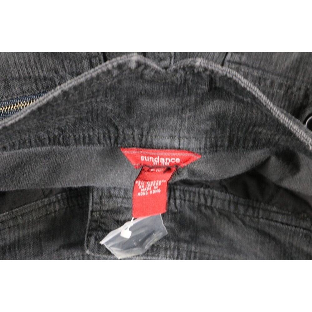 New Sundance Womens Gray 10 Petite Corduroy Cargo Hong Kong Wide Leg Pants - Picture 4 of 7